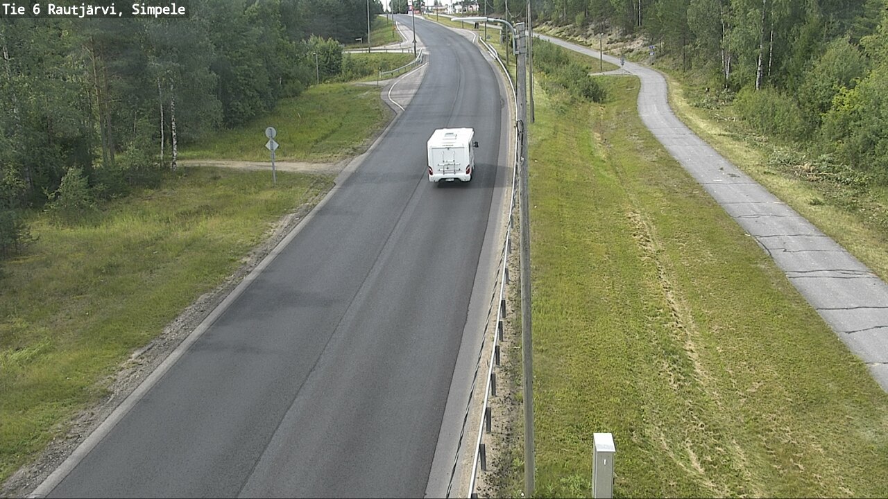 Kelikamerat Kuva Tie 6 Rautjärvi, Simpele, Rautjärvi, Etelä-Karjala