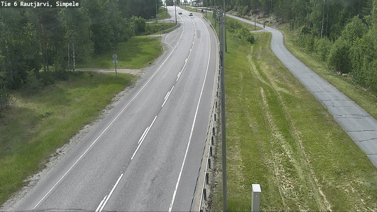 Kelikamerat Kuva Tie 6 Rautjärvi, Simpele, Rautjärvi, Etelä-Karjala