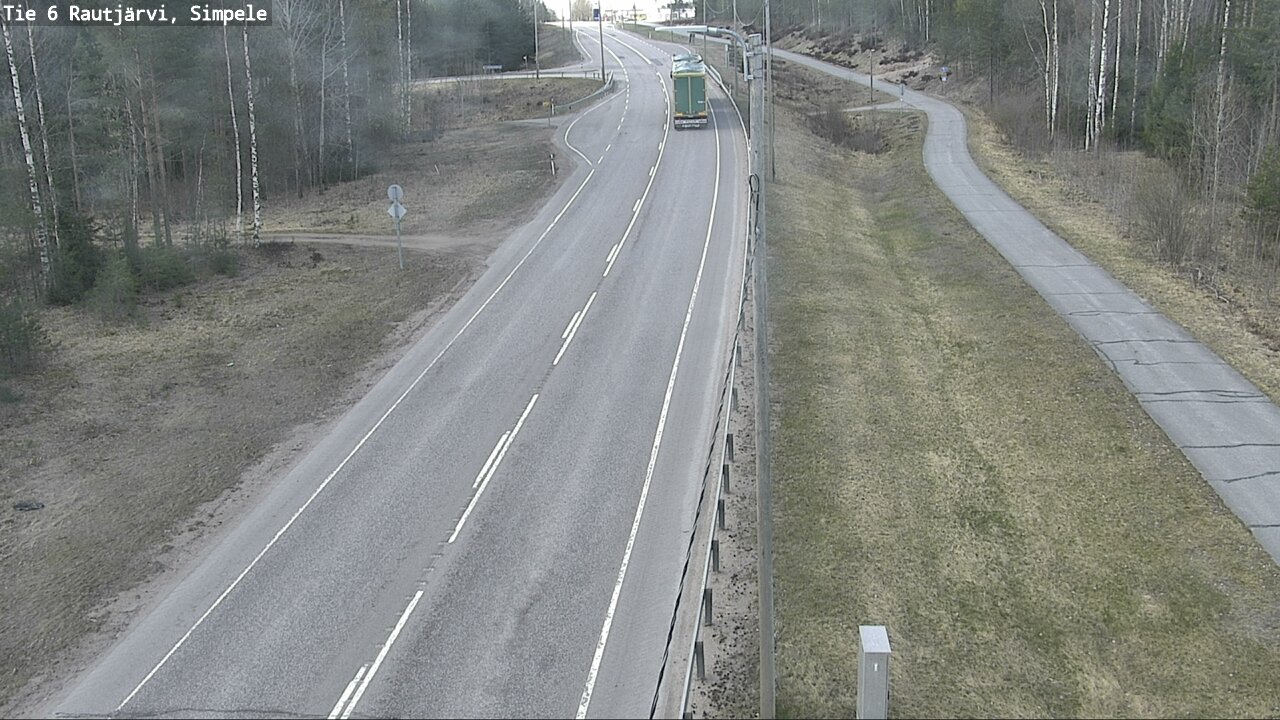 Kelikamerat Kuva Tie 6 Rautjärvi, Simpele, Rautjärvi, Etelä-Karjala