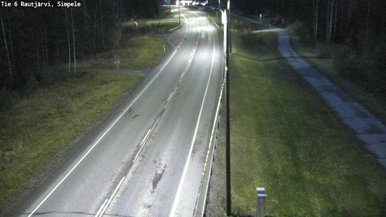 Kelikamerat Kuva Tie 6 Rautjärvi, Simpele, Rautjärvi, Etelä-Karjala