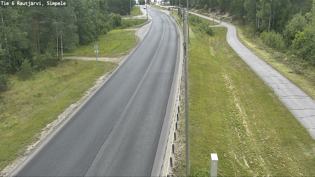 Kelikamerat Kuva Tie 6 Rautjärvi, Simpele, Rautjärvi, Etelä-Karjala