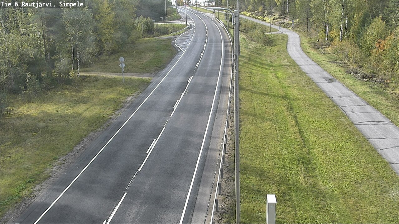 Kelikamerat Kuva Tie 6 Rautjärvi, Simpele, Rautjärvi, Etelä-Karjala