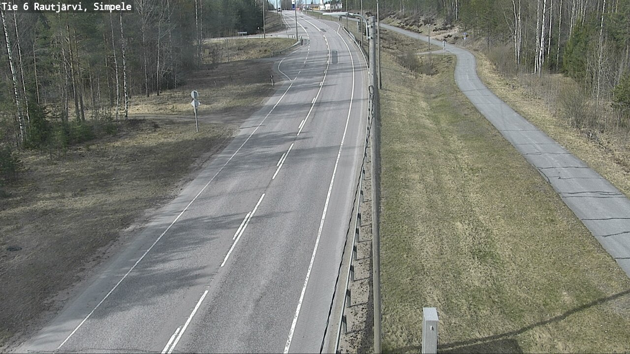 Kelikamerat Kuva Tie 6 Rautjärvi, Simpele, Rautjärvi, Etelä-Karjala