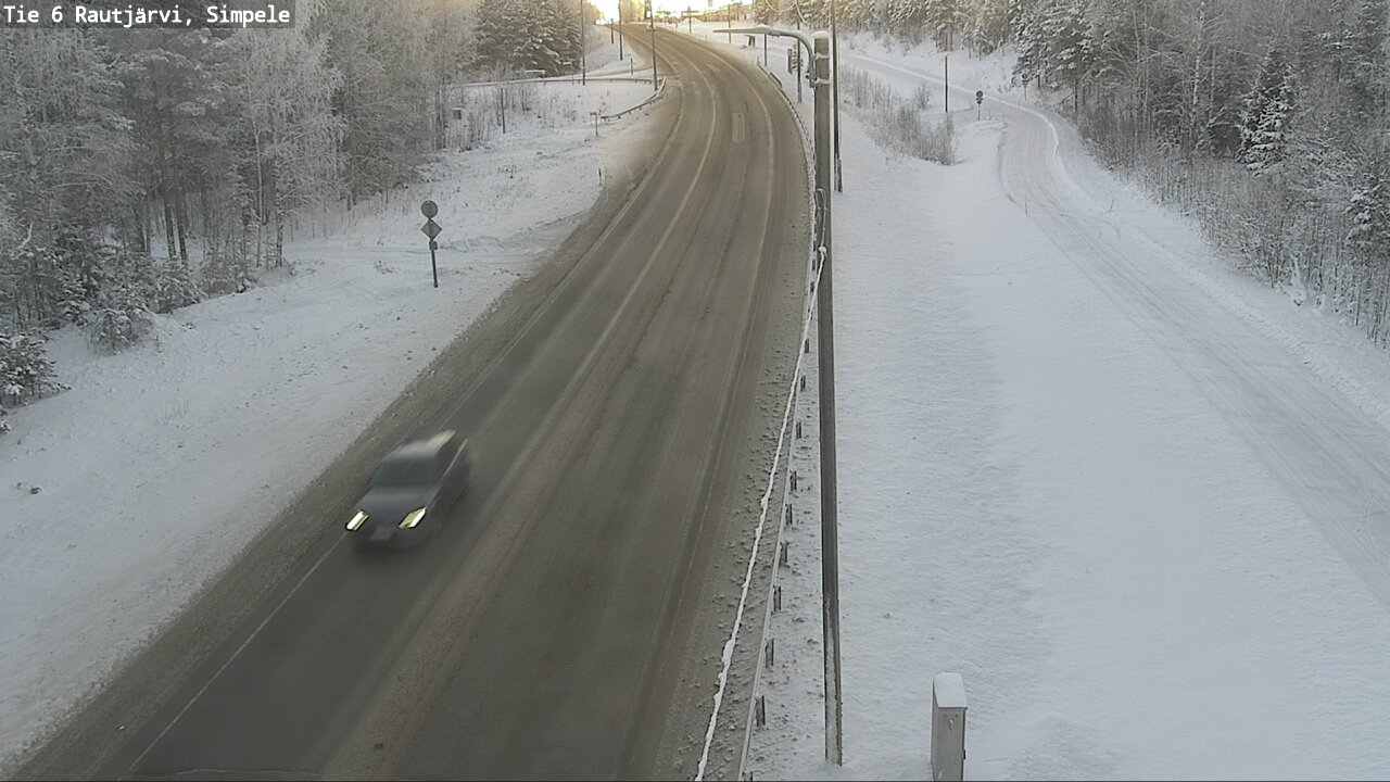 Kelikamerat Kuva Tie 6 Rautjärvi, Simpele, Rautjärvi, Etelä-Karjala