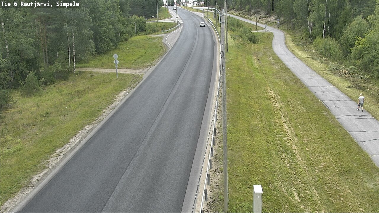 Kelikamerat Kuva Tie 6 Rautjärvi, Simpele, Rautjärvi, Etelä-Karjala