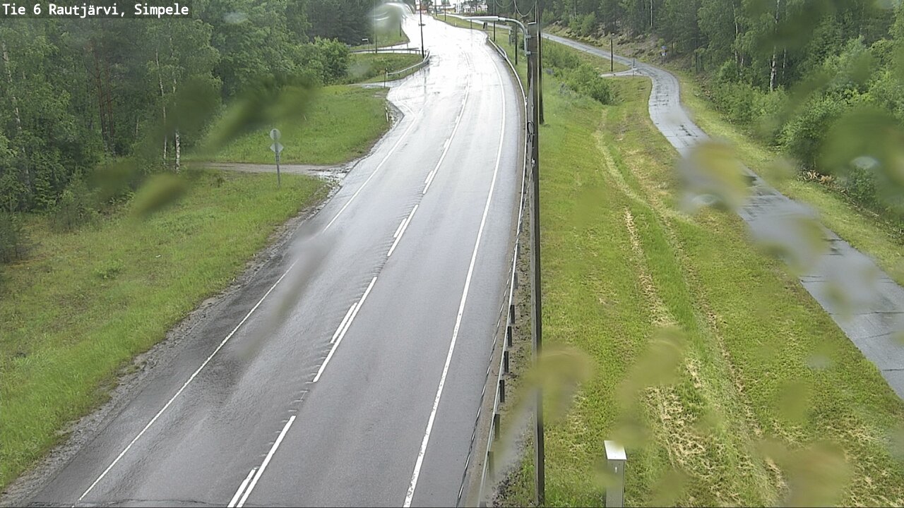 Weather Camera Image Road 6 Rautjärvi, Simpele, Rautjärvi, Etelä-Karjala