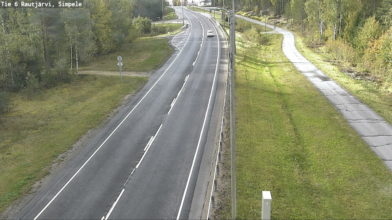 Kelikamerat Kuva Tie 6 Rautjärvi, Simpele, Rautjärvi, Etelä-Karjala