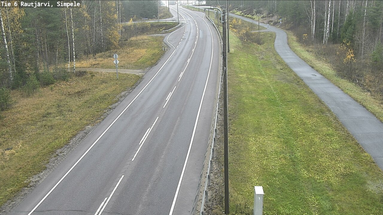 Kelikamerat Kuva Tie 6 Rautjärvi, Simpele, Rautjärvi, Etelä-Karjala