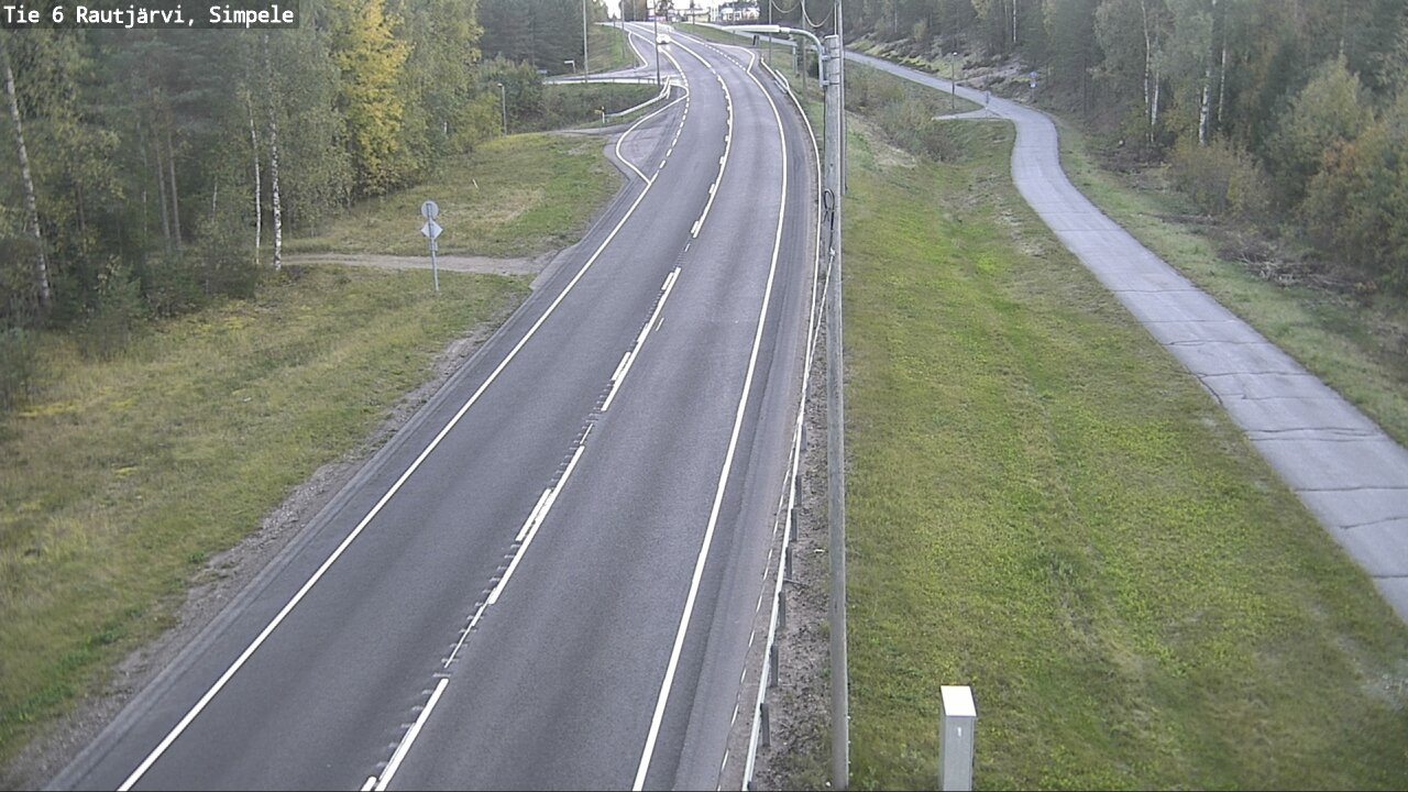 Kelikamerat Kuva Tie 6 Rautjärvi, Simpele, Rautjärvi, Etelä-Karjala