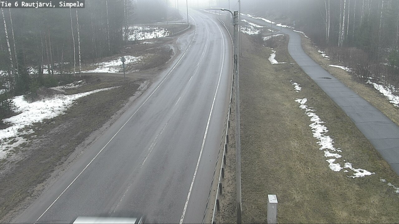 Kelikamerat Kuva Tie 6 Rautjärvi, Simpele, Rautjärvi, Etelä-Karjala
