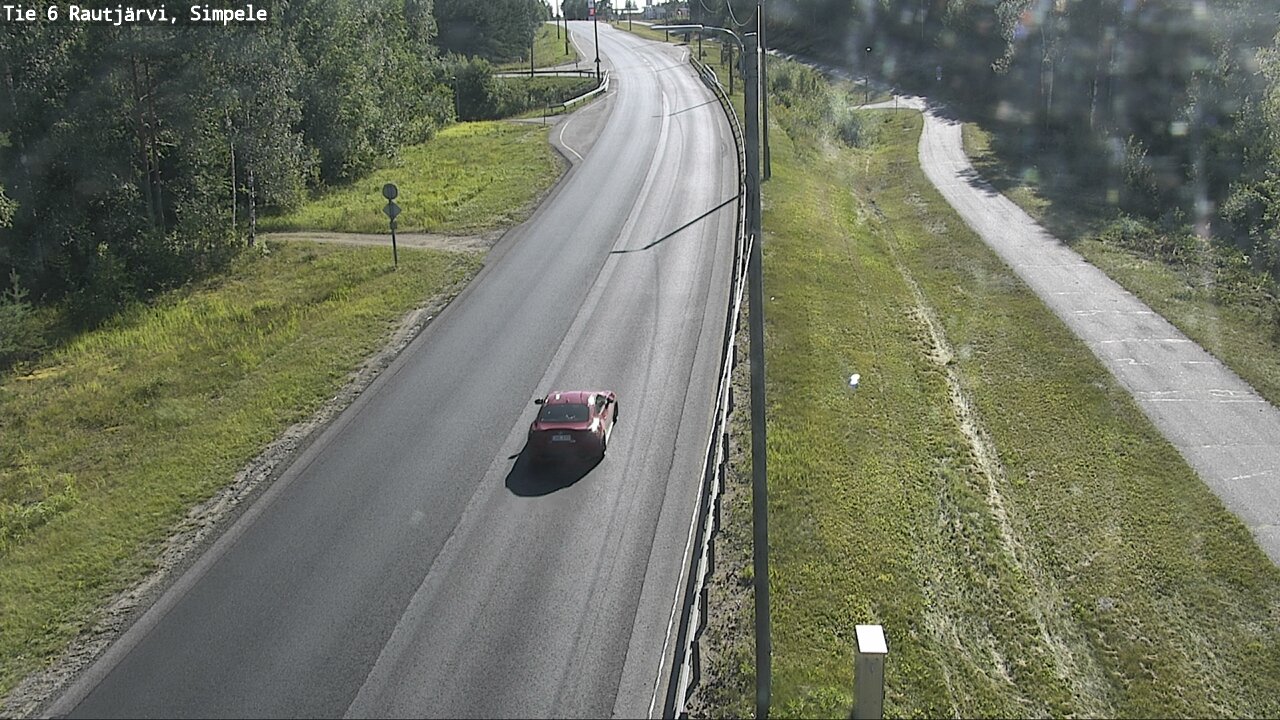 Kelikamerat Kuva Tie 6 Rautjärvi, Simpele, Rautjärvi, Etelä-Karjala