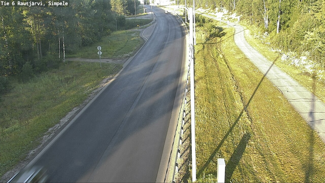 Kelikamerat Kuva Tie 6 Rautjärvi, Simpele, Rautjärvi, Etelä-Karjala