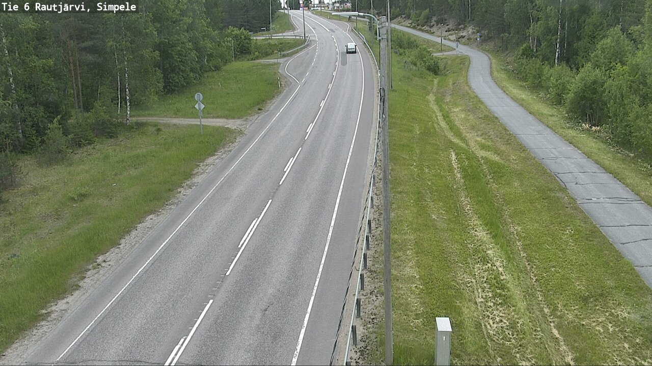 Kelikamerat Kuva Tie 6 Rautjärvi, Simpele, Rautjärvi, Etelä-Karjala