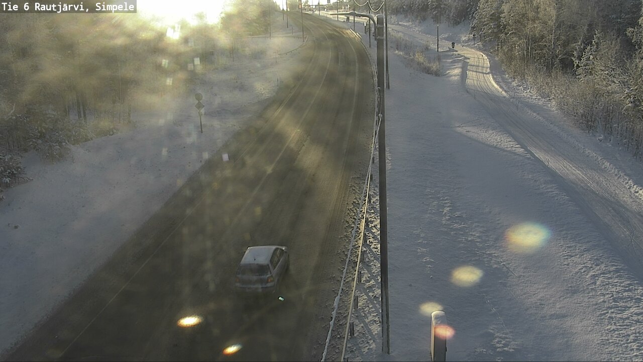 Kelikamerat Kuva Tie 6 Rautjärvi, Simpele, Rautjärvi, Etelä-Karjala