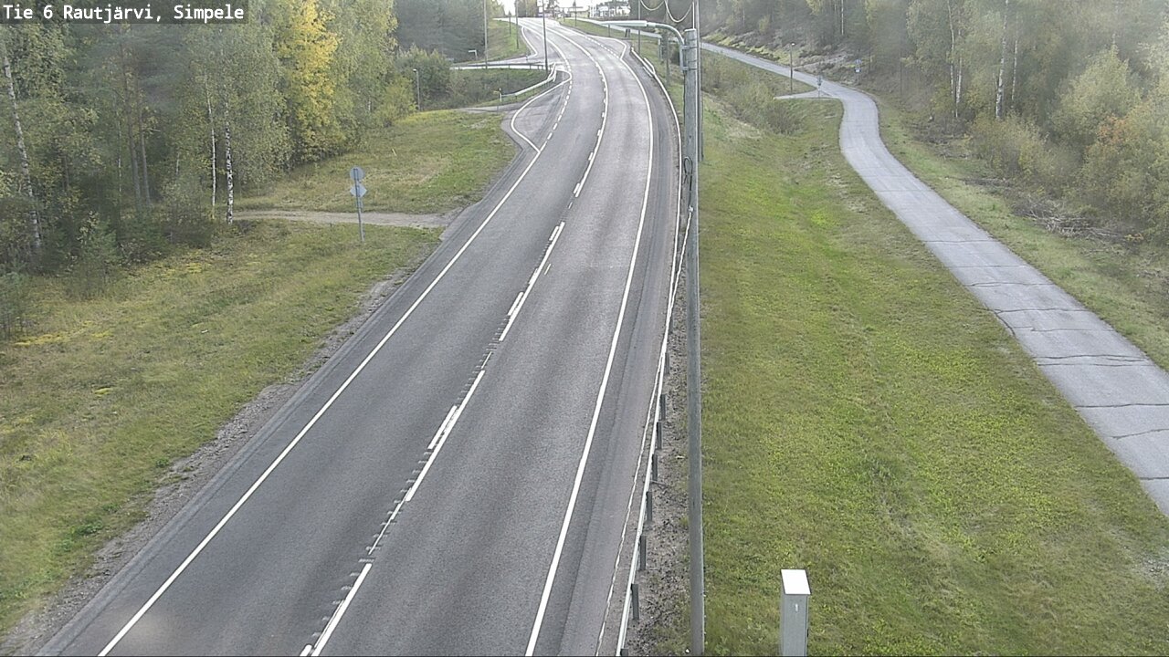 Kelikamerat Kuva Tie 6 Rautjärvi, Simpele, Rautjärvi, Etelä-Karjala