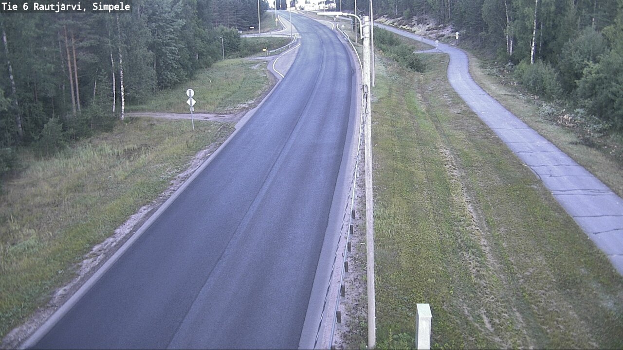 Kelikamerat Kuva Tie 6 Rautjärvi, Simpele, Rautjärvi, Etelä-Karjala