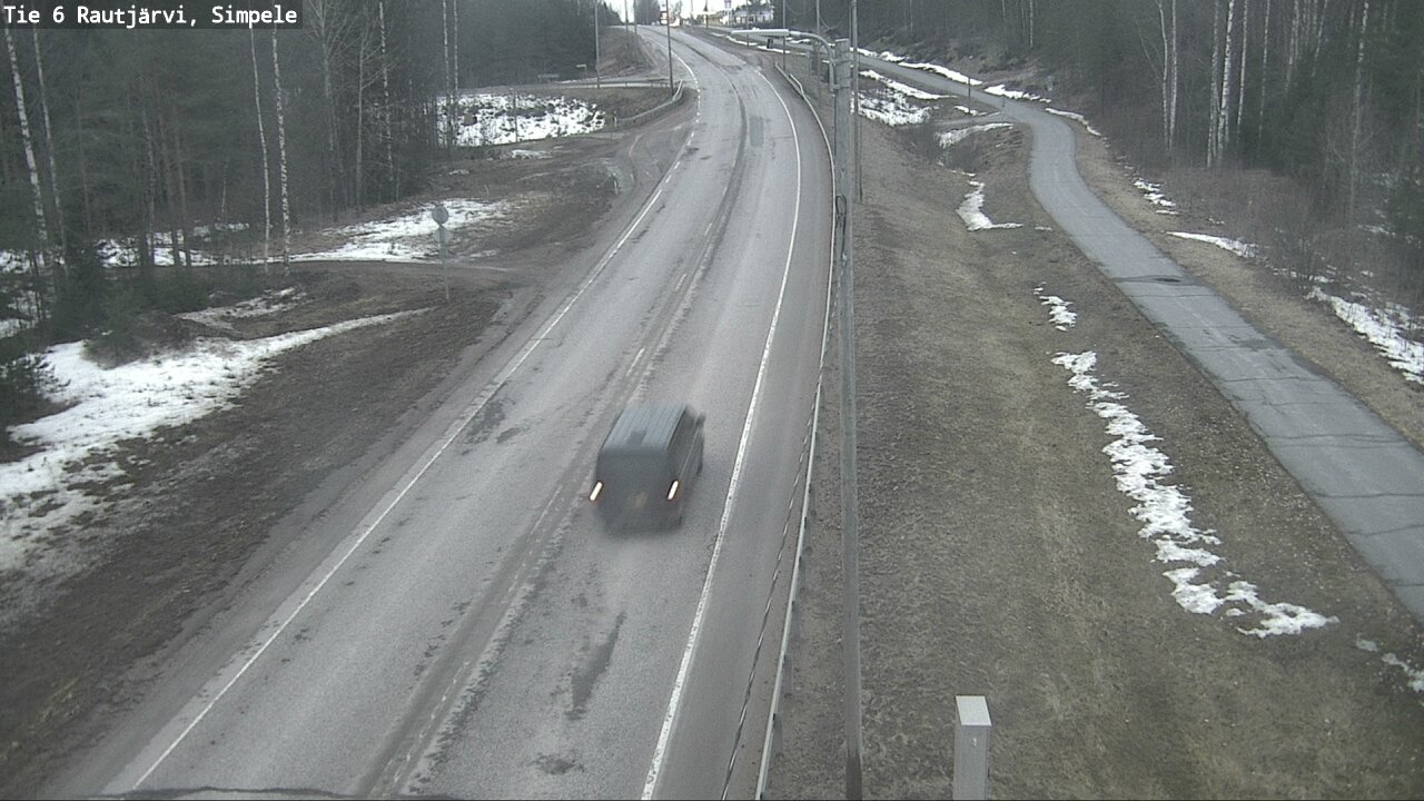 Kelikamerat Kuva Tie 6 Rautjärvi, Simpele, Rautjärvi, Etelä-Karjala