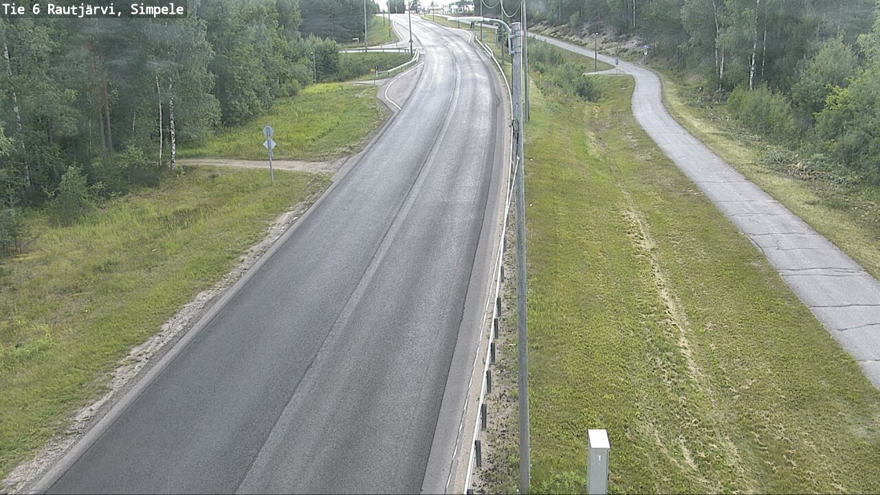 Kelikamerat Kuva Tie 6 Rautjärvi, Simpele, Rautjärvi, Etelä-Karjala