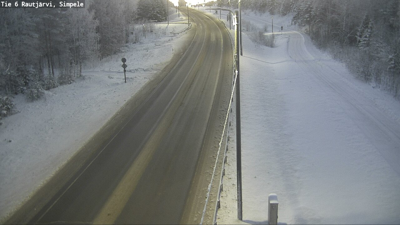 Kelikamerat Kuva Tie 6 Rautjärvi, Simpele, Rautjärvi, Etelä-Karjala