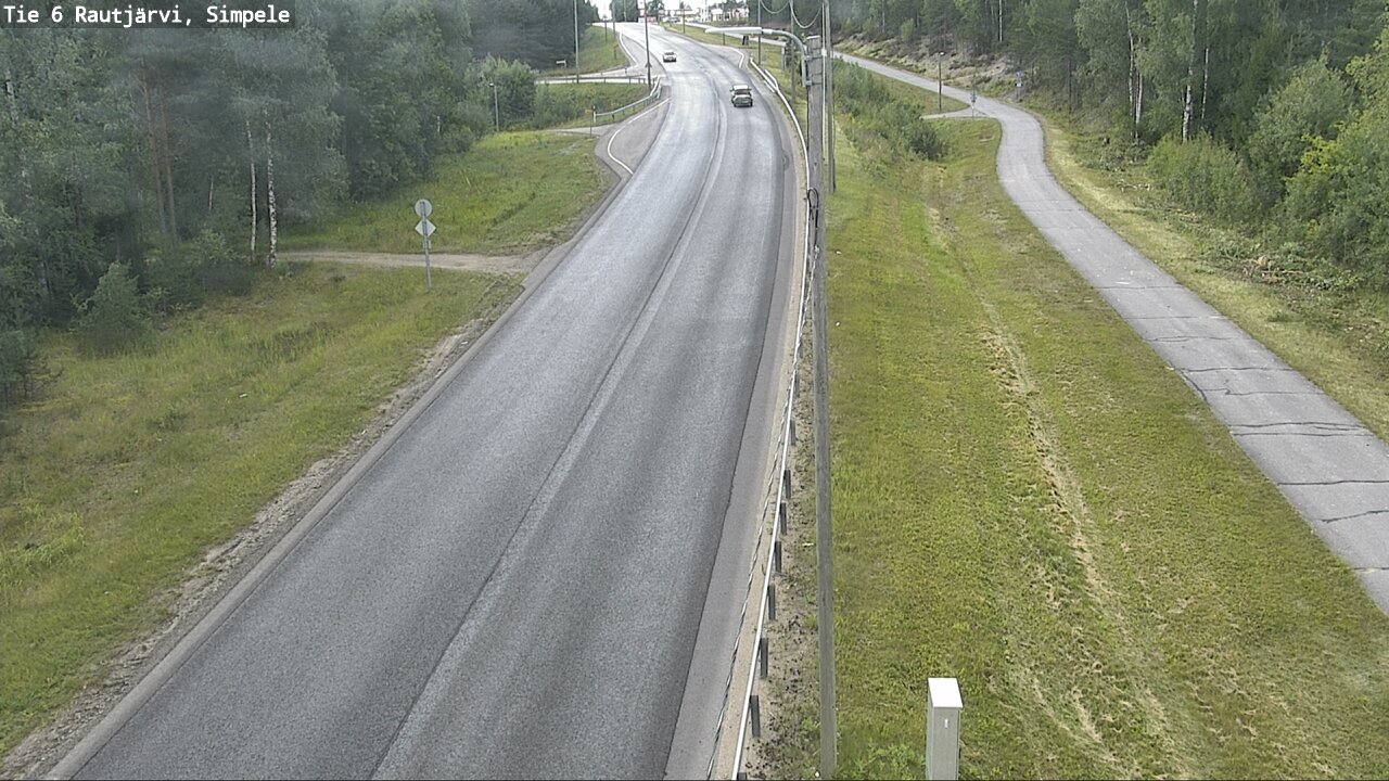 Kelikamerat Kuva Tie 6 Rautjärvi, Simpele, Rautjärvi, Etelä-Karjala