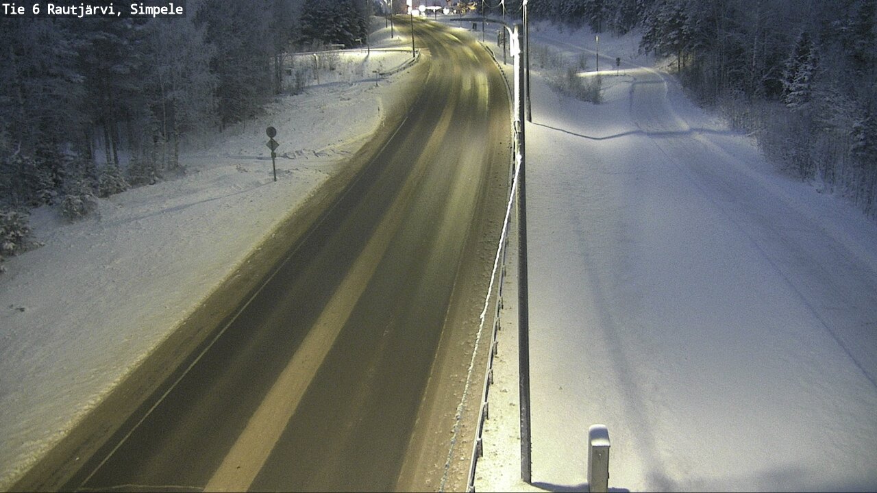 Kelikamerat Kuva Tie 6 Rautjärvi, Simpele, Rautjärvi, Etelä-Karjala