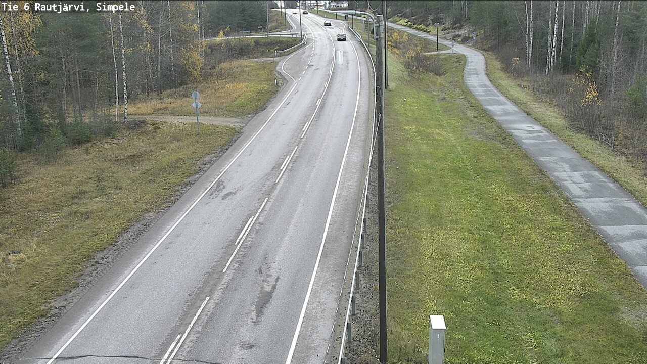 Kelikamerat Kuva Tie 6 Rautjärvi, Simpele, Rautjärvi, Etelä-Karjala