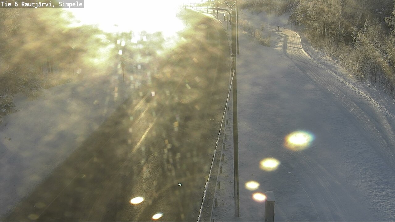 Kelikamerat Kuva Tie 6 Rautjärvi, Simpele, Rautjärvi, Etelä-Karjala