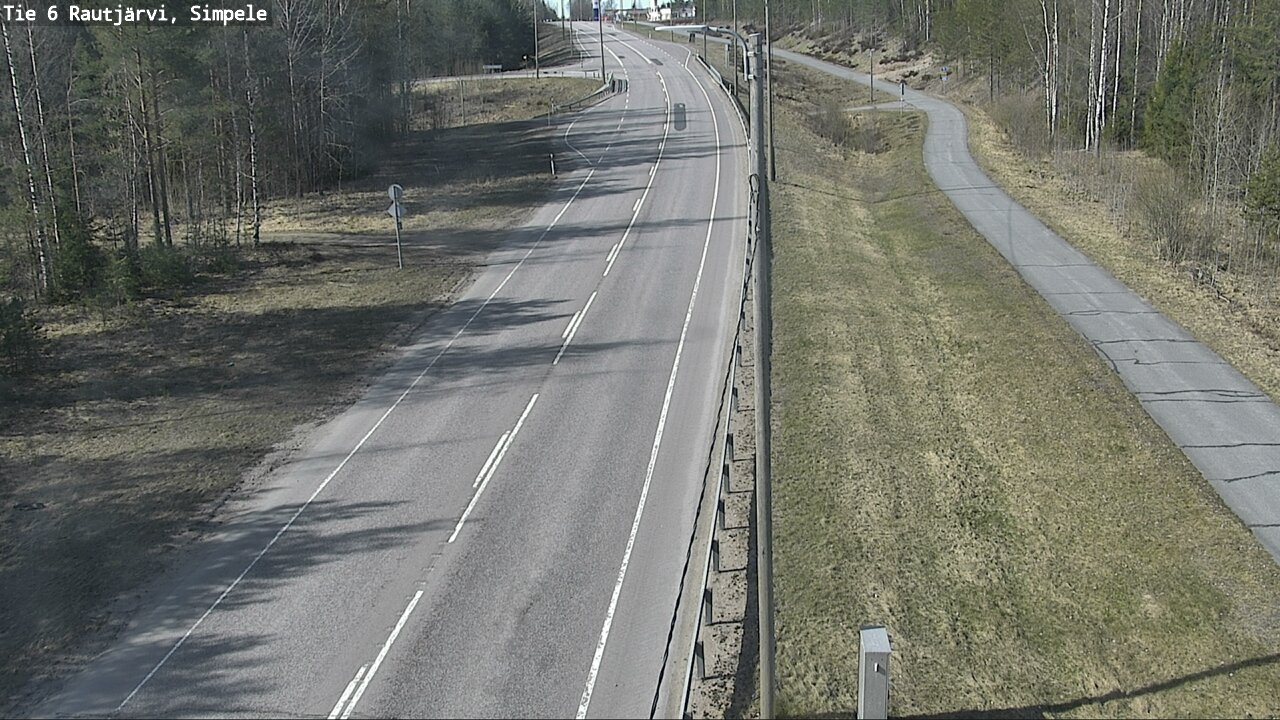 Kelikamerat Kuva Tie 6 Rautjärvi, Simpele, Rautjärvi, Etelä-Karjala