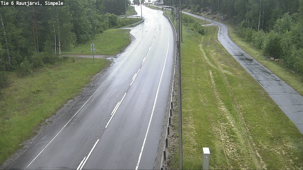 Kelikamerat Kuva Tie 6 Rautjärvi, Simpele, Rautjärvi, Etelä-Karjala