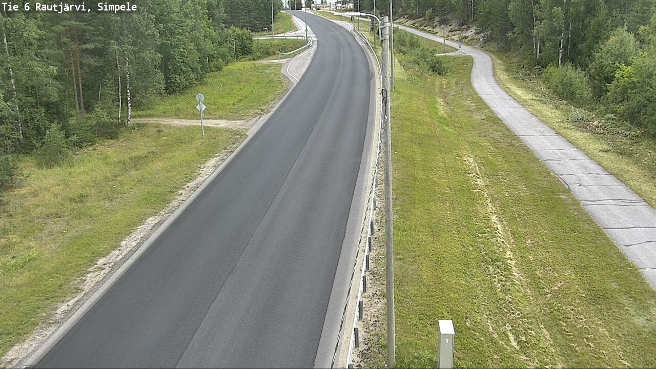 Kelikamerat Kuva Tie 6 Rautjärvi, Simpele, Rautjärvi, Etelä-Karjala
