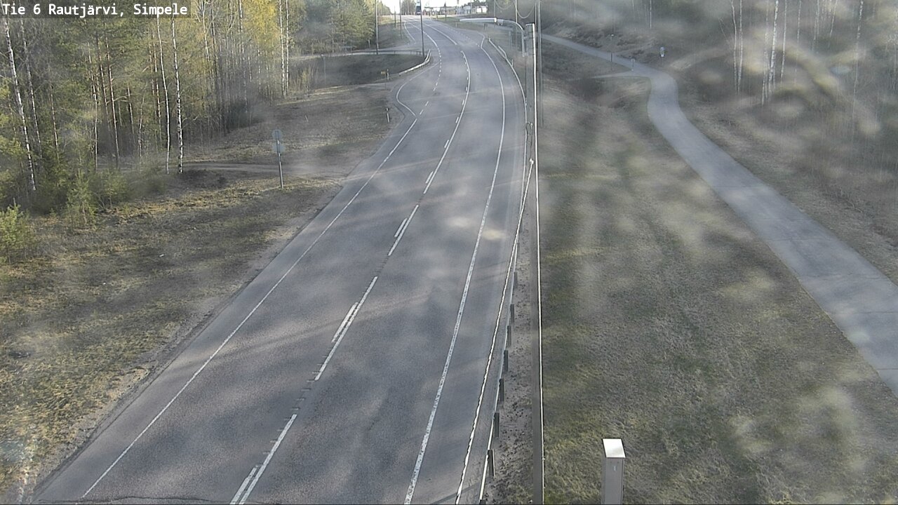 Kelikamerat Kuva Tie 6 Rautjärvi, Simpele, Rautjärvi, Etelä-Karjala