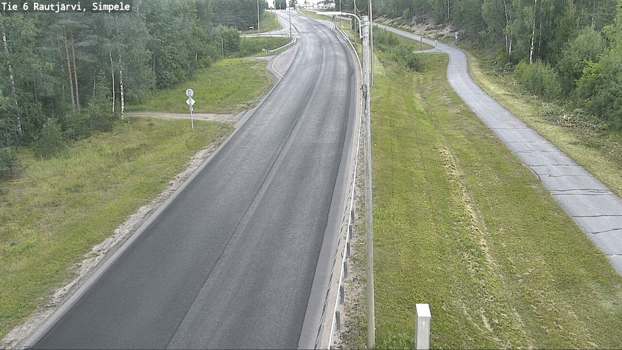 Kelikamerat Kuva Tie 6 Rautjärvi, Simpele, Rautjärvi, Etelä-Karjala
