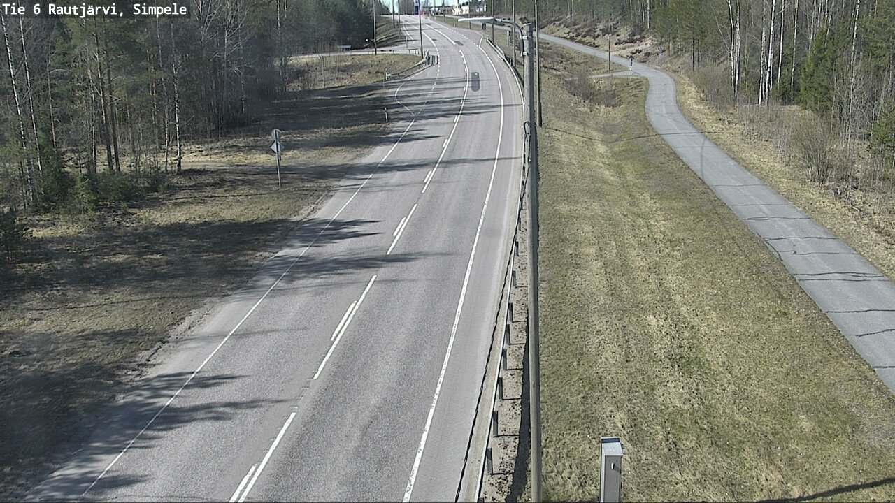 Kelikamerat Kuva Tie 6 Rautjärvi, Simpele, Rautjärvi, Etelä-Karjala