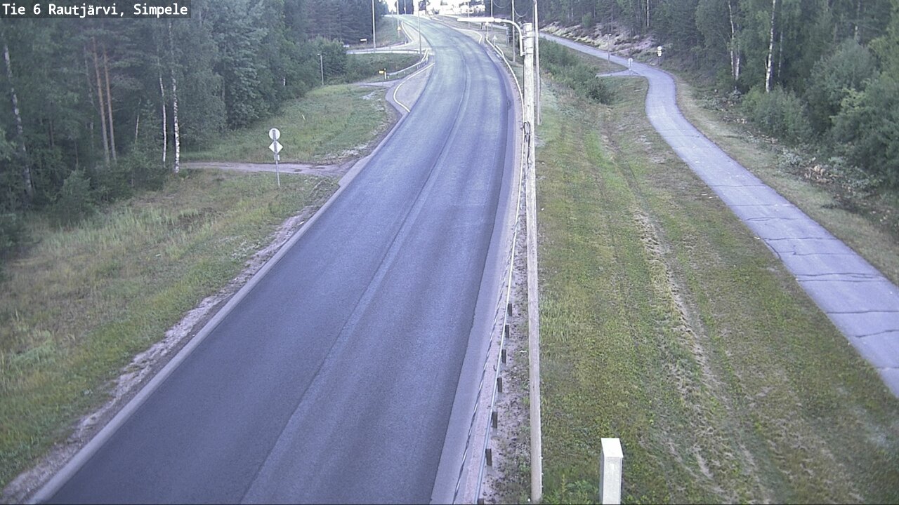 Kelikamerat Kuva Tie 6 Rautjärvi, Simpele, Rautjärvi, Etelä-Karjala