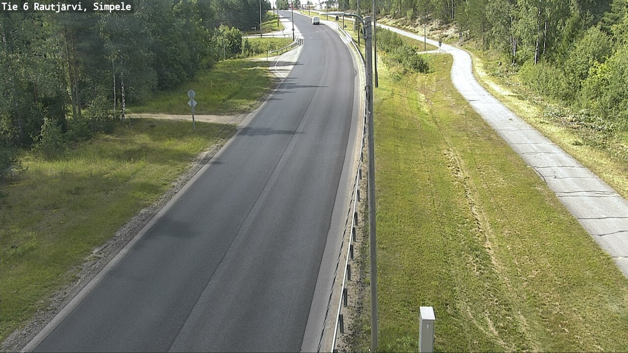Kelikamerat Kuva Tie 6 Rautjärvi, Simpele, Rautjärvi, Etelä-Karjala