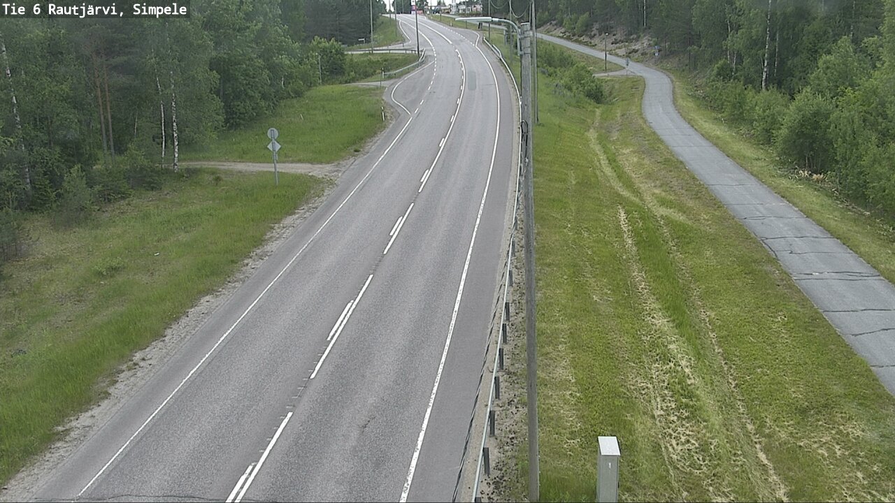 Kelikamerat Kuva Tie 6 Rautjärvi, Simpele, Rautjärvi, Etelä-Karjala