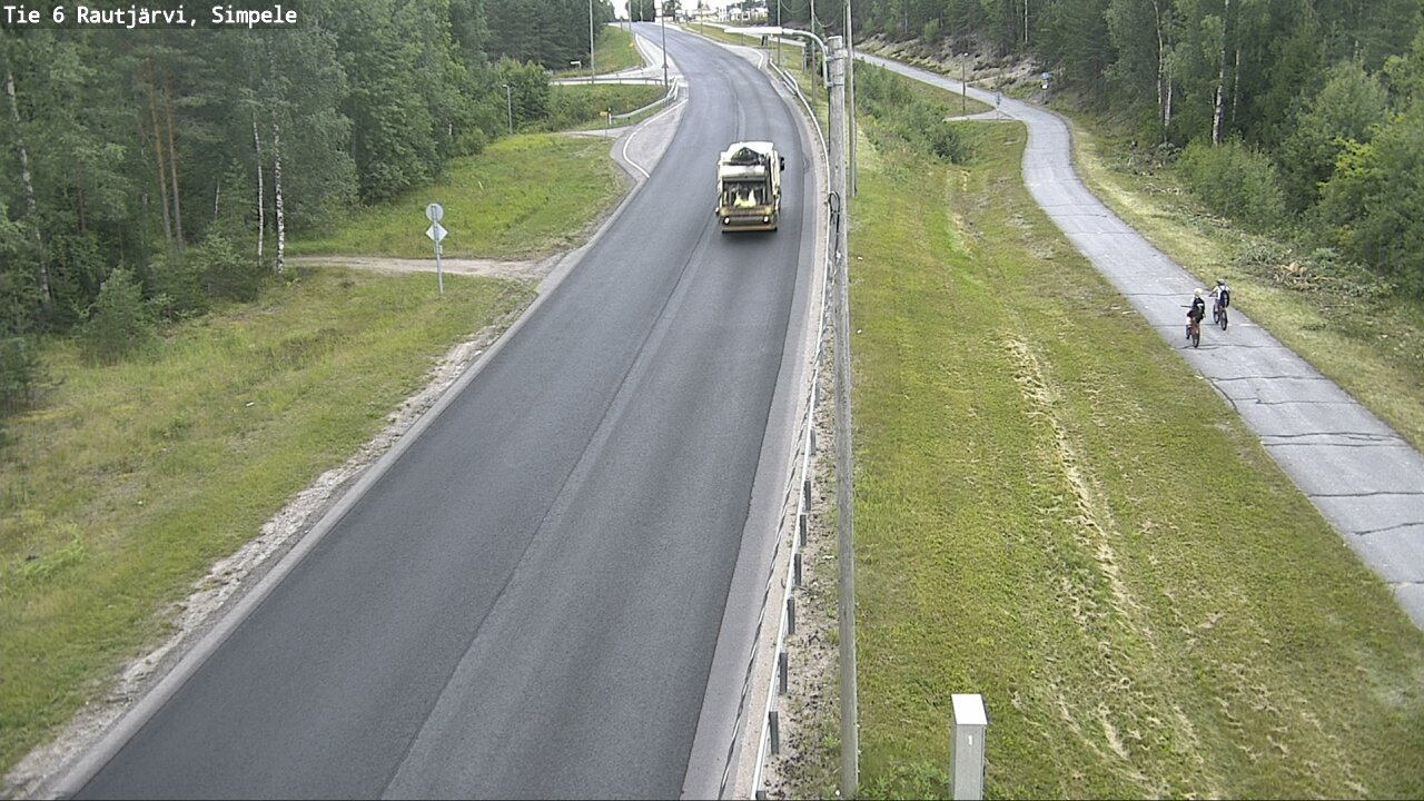 Kelikamerat Kuva Tie 6 Rautjärvi, Simpele, Rautjärvi, Etelä-Karjala
