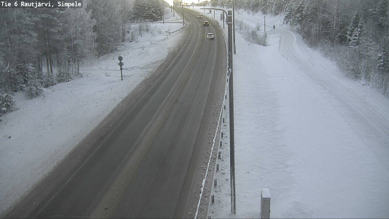 Kelikamerat Kuva Tie 6 Rautjärvi, Simpele, Rautjärvi, Etelä-Karjala