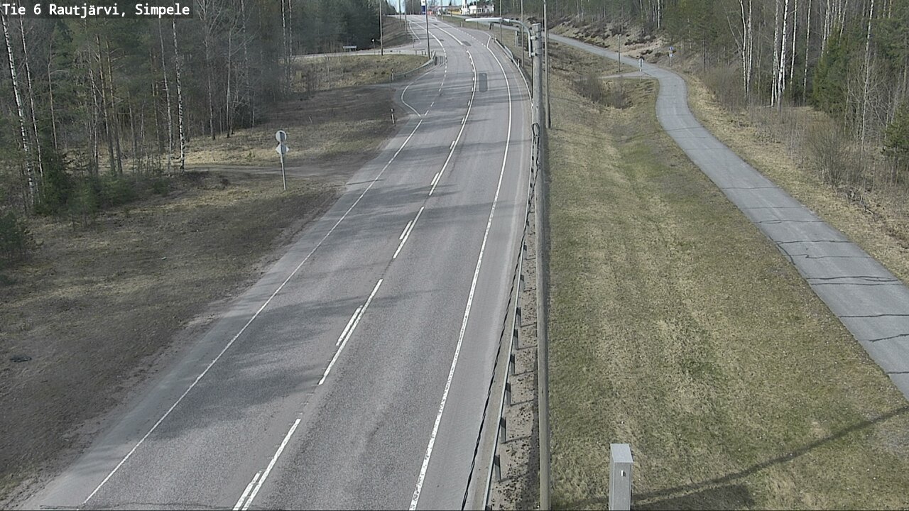 Kelikamerat Kuva Tie 6 Rautjärvi, Simpele, Rautjärvi, Etelä-Karjala