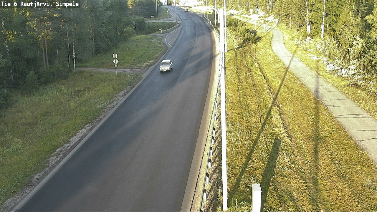 Kelikamerat Kuva Tie 6 Rautjärvi, Simpele, Rautjärvi, Etelä-Karjala
