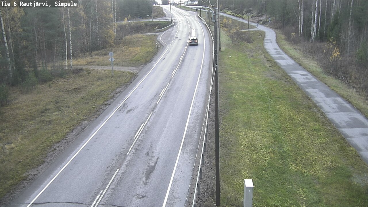 Kelikamerat Kuva Tie 6 Rautjärvi, Simpele, Rautjärvi, Etelä-Karjala