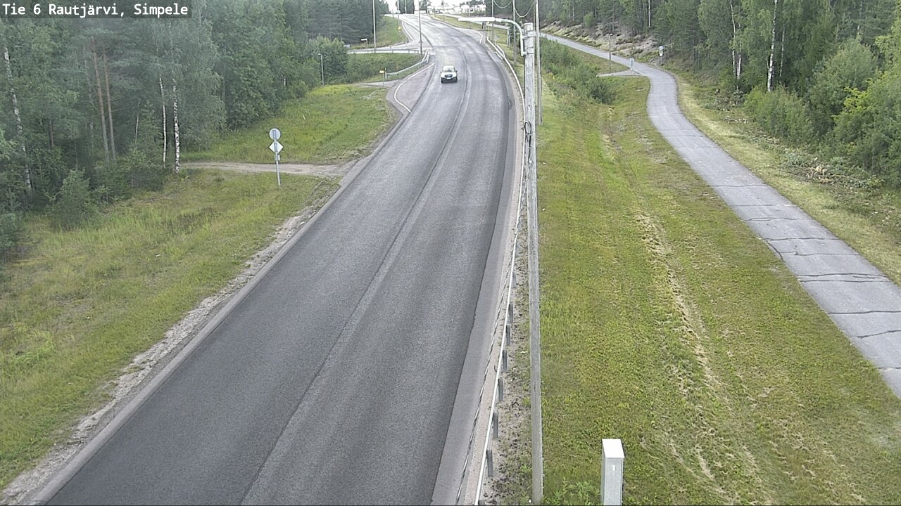 Kelikamerat Kuva Tie 6 Rautjärvi, Simpele, Rautjärvi, Etelä-Karjala
