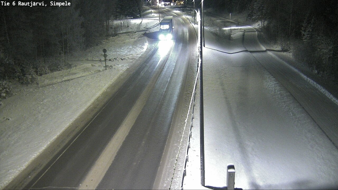 Kelikamerat Kuva Tie 6 Rautjärvi, Simpele, Rautjärvi, Etelä-Karjala