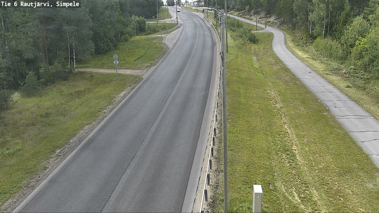 Kelikamerat Kuva Tie 6 Rautjärvi, Simpele, Rautjärvi, Etelä-Karjala