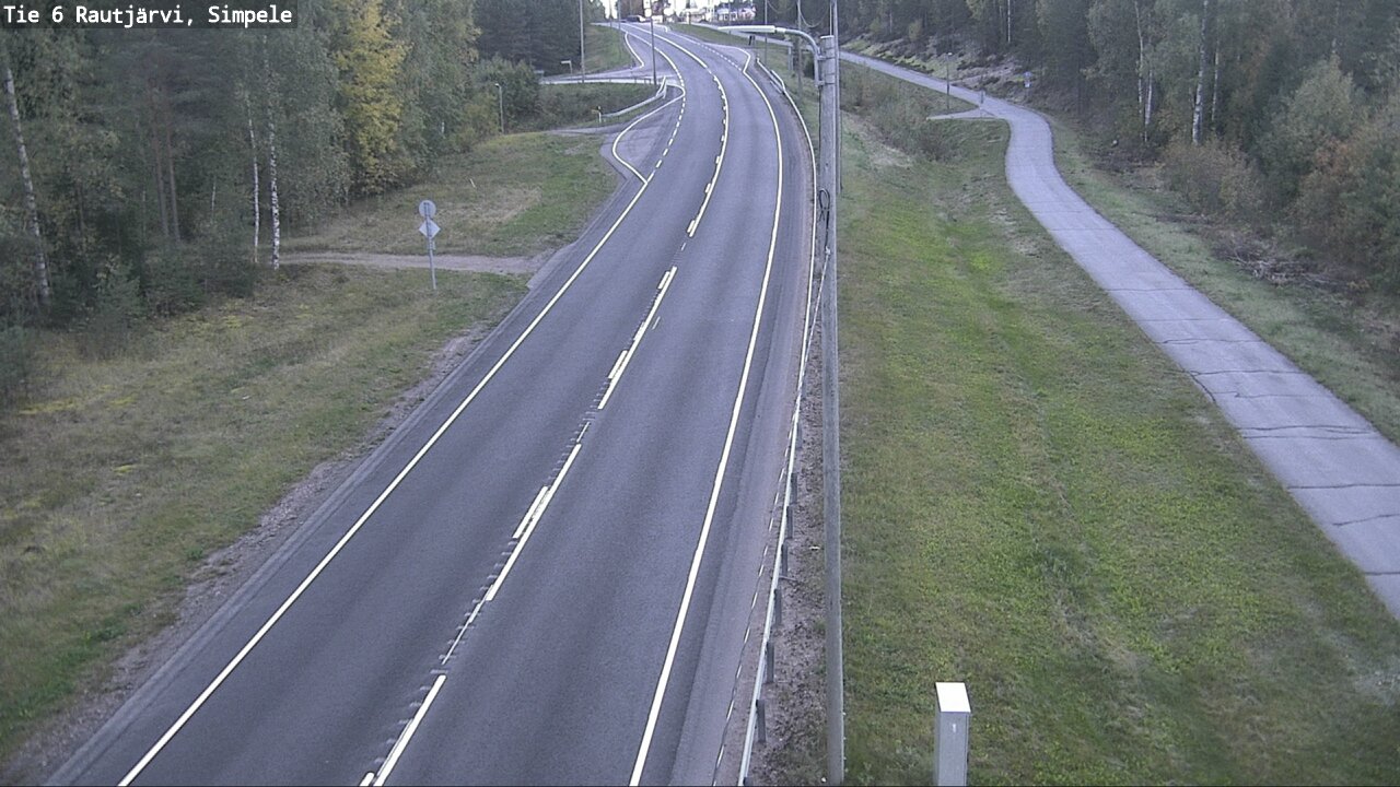 Kelikamerat Kuva Tie 6 Rautjärvi, Simpele, Rautjärvi, Etelä-Karjala
