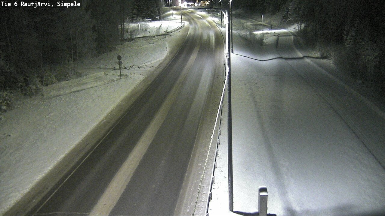 Kelikamerat Kuva Tie 6 Rautjärvi, Simpele, Rautjärvi, Etelä-Karjala
