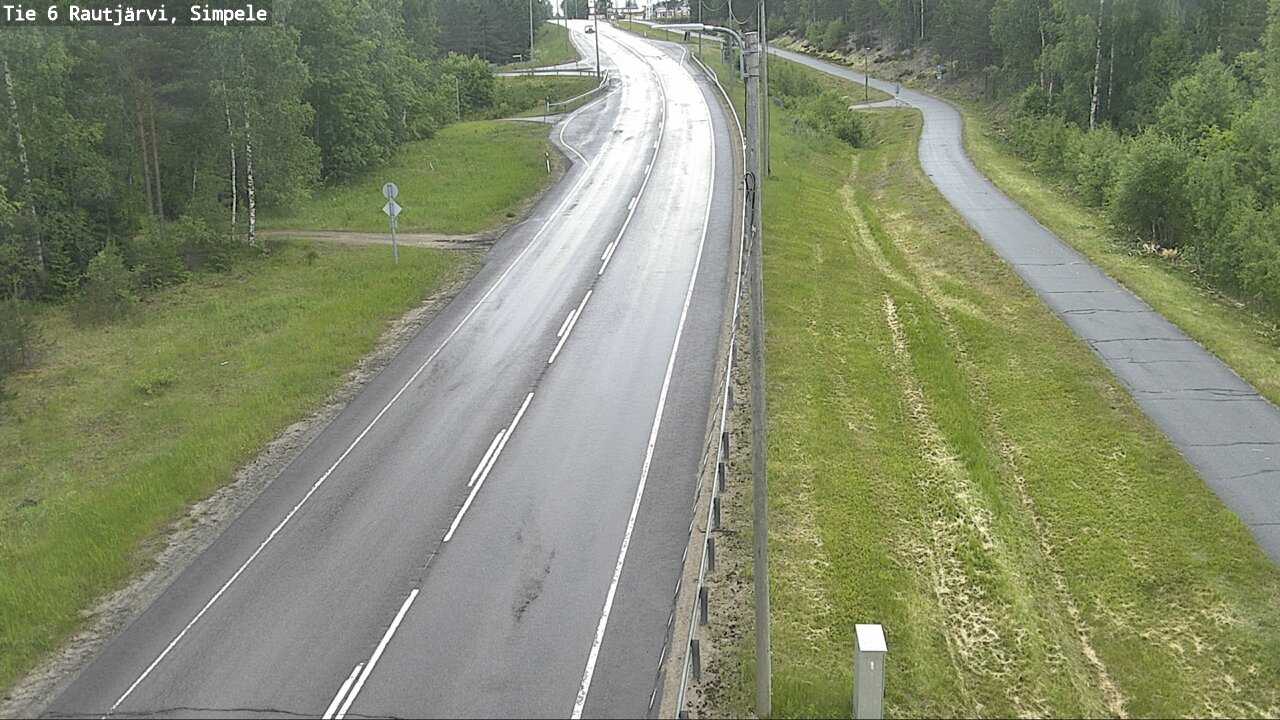 Kelikamerat Kuva Tie 6 Rautjärvi, Simpele, Rautjärvi, Etelä-Karjala