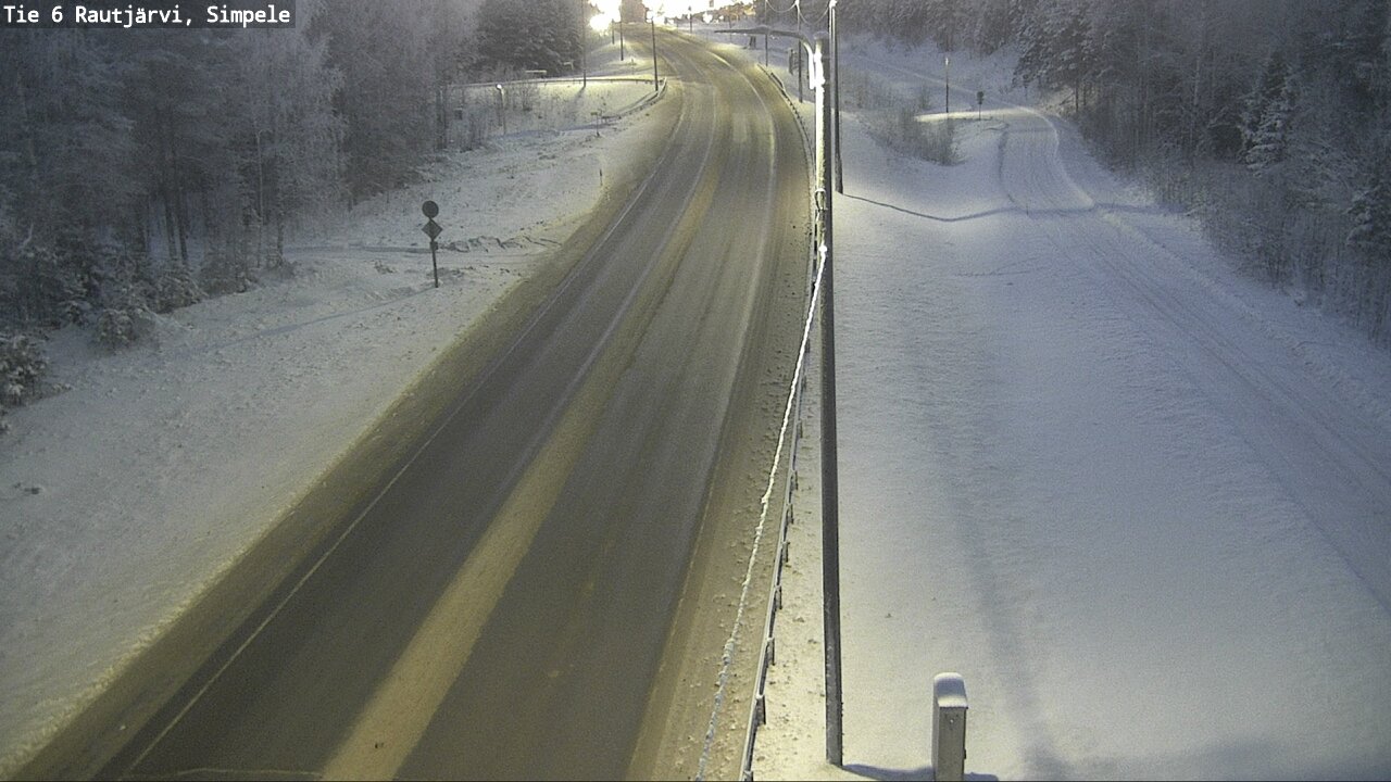 Kelikamerat Kuva Tie 6 Rautjärvi, Simpele, Rautjärvi, Etelä-Karjala