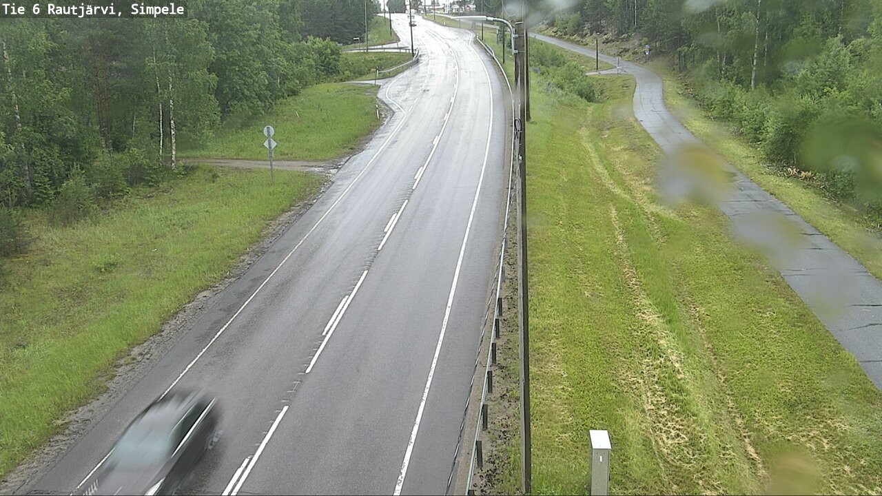 Weather Camera Image Road 6 Rautjärvi, Simpele, Rautjärvi, Etelä-Karjala