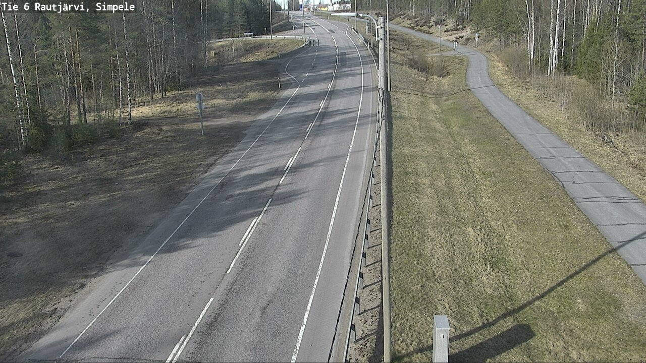 Kelikamerat Kuva Tie 6 Rautjärvi, Simpele, Rautjärvi, Etelä-Karjala